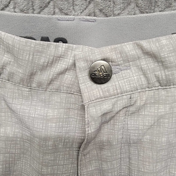 Adidas Ultimate Stretch Golf Shorts Elastic Waist Gray Mens Size 30 Check - Picture 6 of 11